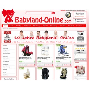 Ansicht vom Babyland-Online.com Shop